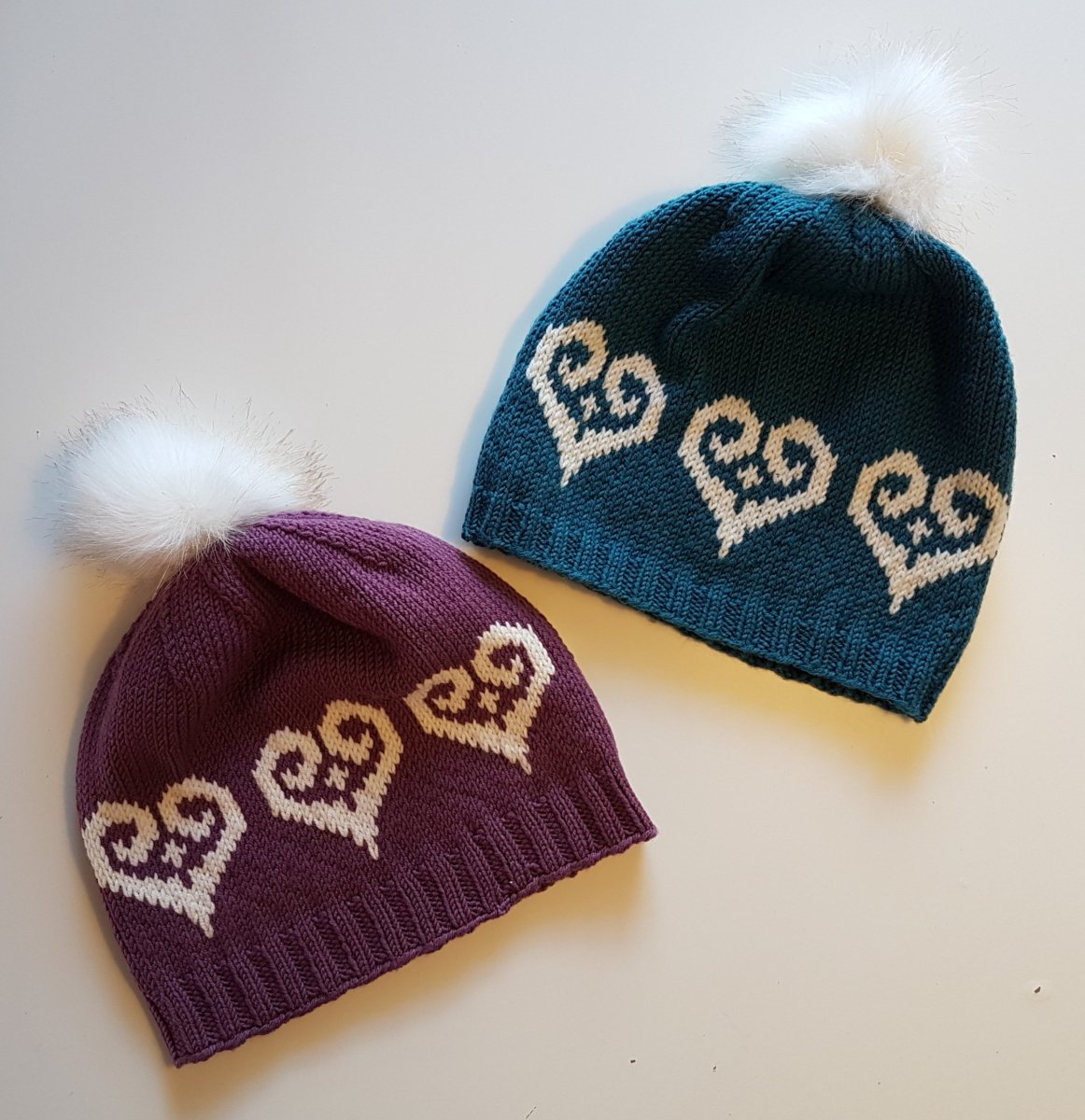 Oppskrift: Hjertekysslue – Heart kisses beanie - Image 5