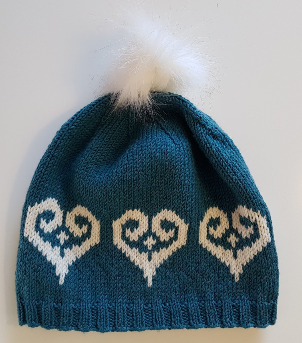 Oppskrift: Hjertekysslue – Heart kisses beanie - Image 3