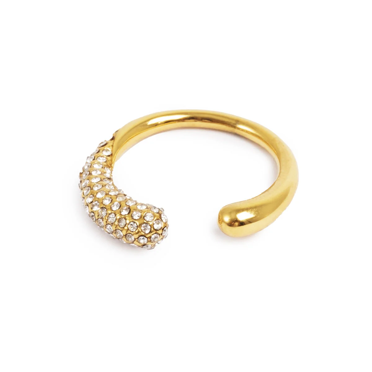 Ring, åpen med stener - Image 2