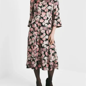 Satin Smocking Dress