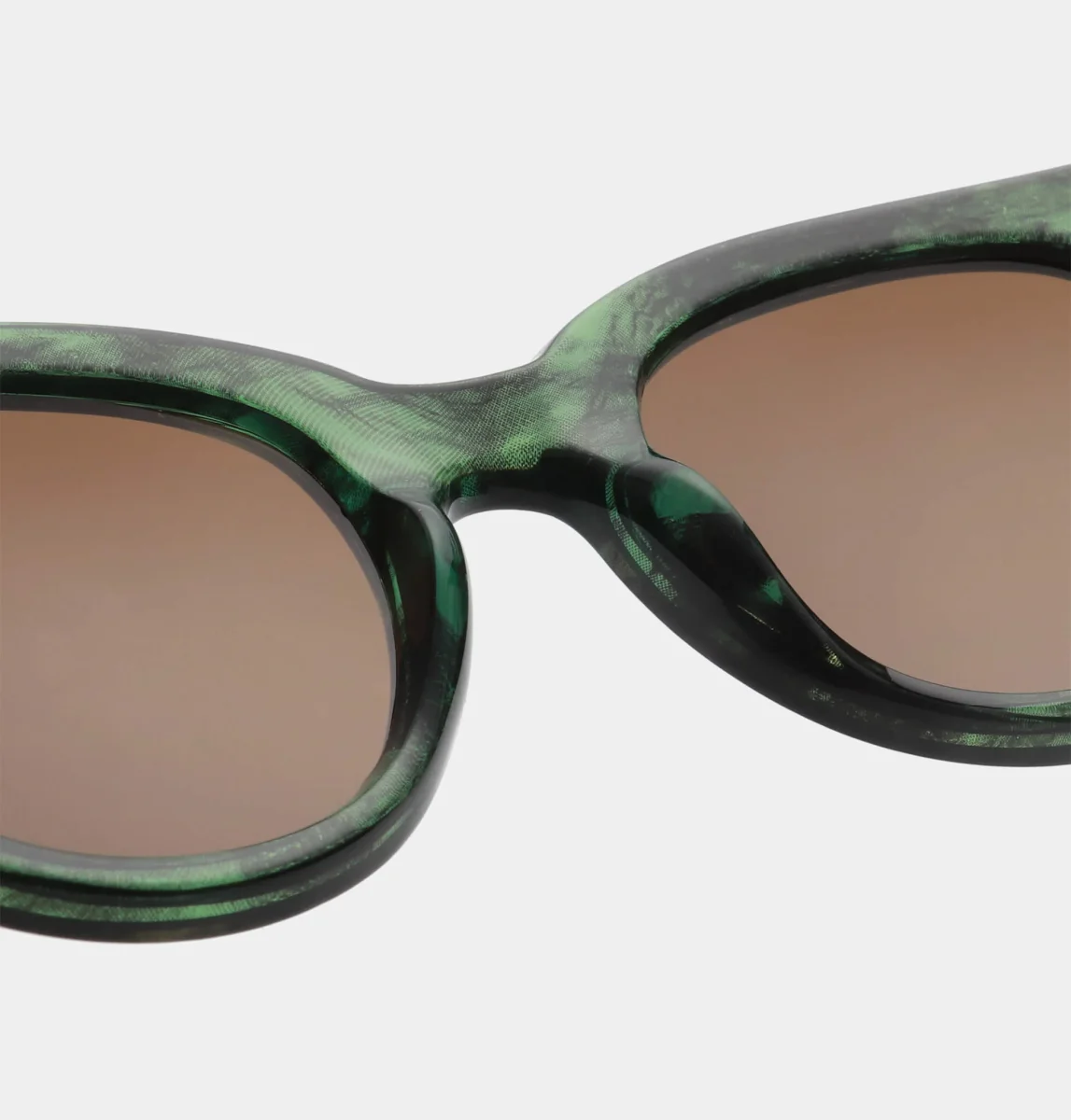 A.Kjærbede - Lilly solbrille Green marble transparent - Image 6