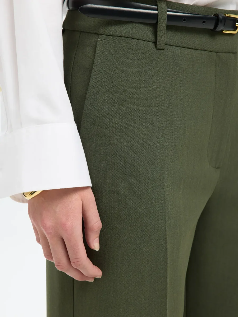 Selected Femme - Rita wide bukse fir green - Image 5