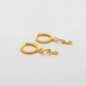 Lucky Charm Hoops Gold