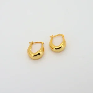 Drop Chunky Hoops Gold
