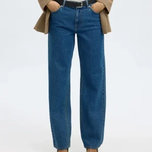 Selected Femme - Bea-Kori straight jeans blå