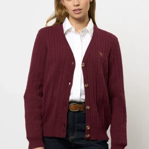 UWGill Cable Knit Cardigan