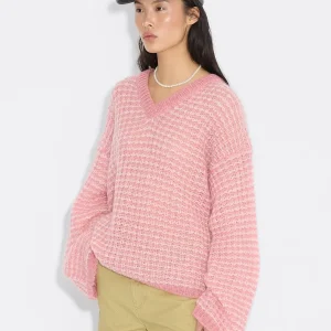 Boxy Mohair V-Neck