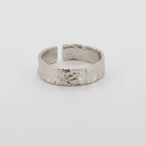 Textured Ring Silver